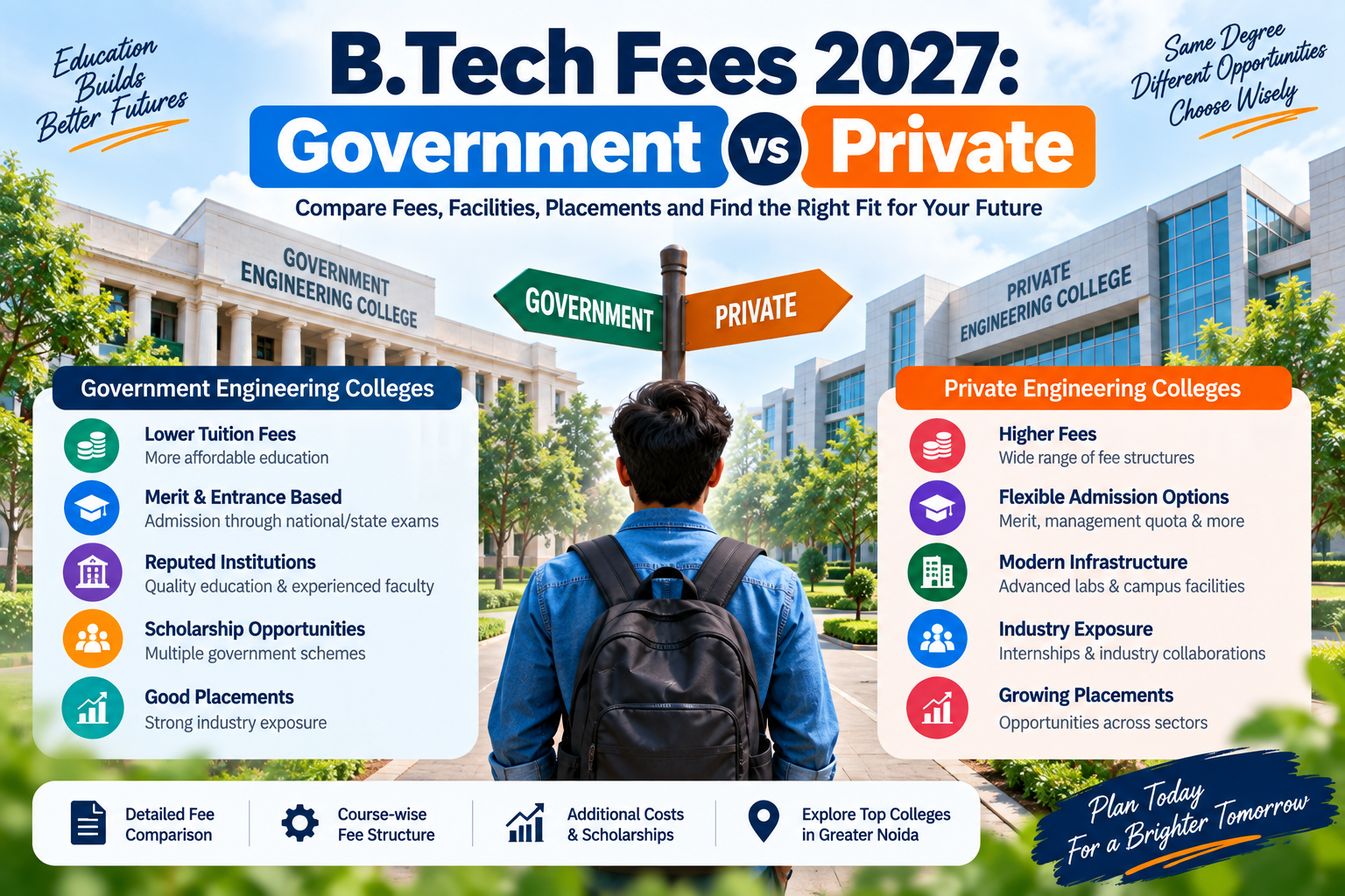 B.Tech Fees 2027: Government vs Private Engineering Colleges